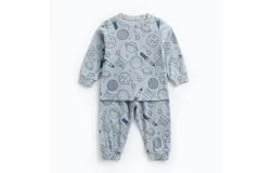 Baby Boys Outer Space Ribbed Loungewear Set