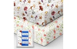 Premium Fitted Baby Boy Crib Sheets for Standard Crib Mattress Ultra-Soft Jersey Knit Crib Mattress Sheet&comma; Safe and Snug&comma; Durable&comma; Stylish Crib Sheet&comma; 28&apos;&apos;x52&apos;&apos;x9&apos;&apos; Extra Deep Pocket
