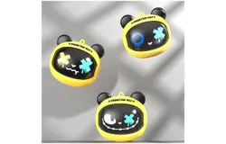 2024 New trendy wireless Bluetooth headphones-yellow bear