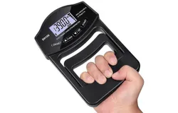Electronic Grip Strength Tester Strength Training Equipment Hand Strength Tester&comma; Black