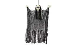 Halloween Decoration Ghost Big Ghost Sound Control Light Up 3 Pcs Ghost Bar Decoration Outdoor Hanging Party Supplies -The Gray Witch &lpar;Glow&rpar; of the Classic Big Hangman