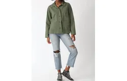 Electric & Rose Navarro Twill Jacket In Yinyang Army
