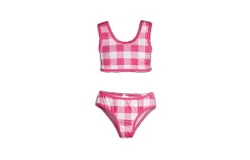 Sal & Pimenta Girl&apos;s Buffalo Swim Suit In Pink Jam