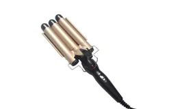 Newest 3 Barrel Curling Iron 25mm&comma; 1-Inch Crimper Hair Iron Temperature Adjustable&period;gold