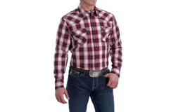 Cinch Men&apos;s Modern Fit Shirt In Red
