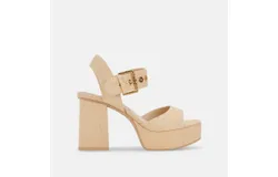 Dolce Vita Bobby Heels In Natural Raffia
