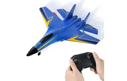 2025 New Gravity Gliders Airplane with Lights&comma; Upgrade RC Plane Remote Control Glider Airplanes 2&period;4 GHZ 2 Channels&comma; Anti-Collision Silicone Nose RC Plane for Kids and Beginners &lpar;Blue&rpar;