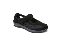 Orthofeet Women&apos;s Sanibel Mary Jane Shoes - Xxw Width In Black