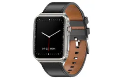 Advanced 1&period;85" HD Smart Health Watch with Bluetooth Calling&comma; Non-Invasive Blood Glucose Monitoring&comma; ECG&comma; HRV&comma; NFC Access Control&comma; and SOS Emergency Alert-Starlight&plus;Black