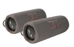 2 Count - JBL FLIP 6 Wireless Portable Waterproof Speaker Gray