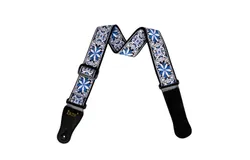 IRIN GS-02 Adjustable Embroidery Guitar Straps for Acoustic Electric Guitars Bass Accessories Blue