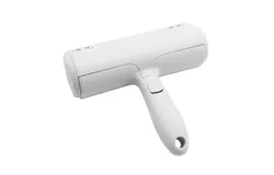 Pet Hair Remover - Furniture&comma; Carpet&comma; Car Seat&comma; Reusable Roller W&sol;Self-Cleaning Base ，white