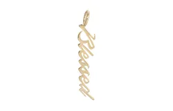 Script Pendant Blessed by eklexic