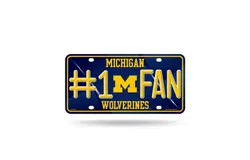 NCAA Michigan Wolverines License Plate