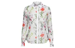 Ted Baker Women&apos;s Hedgerow Shivany Sheer Floral Shirt In Multi