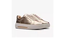 Clarks Hollyhock Walk Casual Sneaker In Copper Metallic