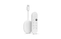 Chromecast with Google TV &lpar;HD&rpar; - Streaming Stick Entertainment on Your TV with Voice Search - Watch Movies&comma; Shows&comma; and Live TV in 1080p HD - Snow