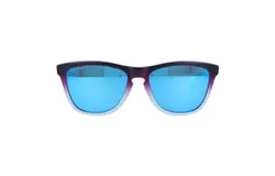 Oakley Frogskins Sunglasses In Prizm Sapphire Polarized&comma; Crystal Black Frame
