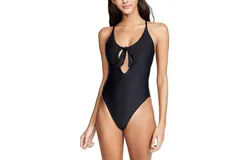 Pq Swim Arielle Cut Out Scoop Neckline One-Piece In Black