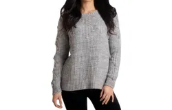French Kyss Knit Sweater In Gray