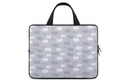 Cartoon Elephant Laptop Bag Women Man 10 12 13 15 17 Inch Office Notebook Travel Computer Handbag Waterproof Bag Notebook Cover