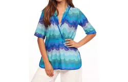 Eva Franco Hannelas Top In Sea Holly