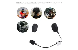 Motorcycle Riders BT Headphone Moto Helmet Headset Wireless Handsfree Earphone Motorcycle Helmet Headphones for Phones&sol;MP3&sol; Speaker
