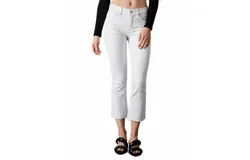 Blue Revival Ava Crop Boot Jeans In White
