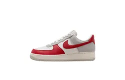 Nike Men&apos;s Air Force 1 &apos;07 Lv8 Shoes In Iron Ore&sol;gym Red&sol;pale Ivory