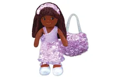 GirlznDollz Emme Rose Sparkle Doll set with Purse