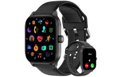 Smart Watch &lpar;Answer&sol;Make Call&rpar;&comma; 1&period;85" Smartwatch for Android Phones and iPhone - Black