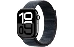 Apple Watch Series 10 &lpar;GPS&rpar; 46mm Aluminum Case with Ink Sport Loop - Jet Black - &lpar;2024&rpar;