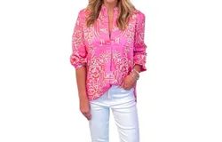 Patty Kim The Elsa Top In Pink