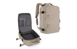 Travel Laptop Backpack&comma; Business Bag Fit 16 inch Laptop for Men Women &lpar;Brown&rpar;