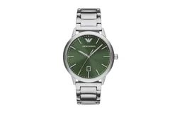 Emporio Armani Men&apos;s Stainless Steel Dress Watch with Quartz Movement-AR11575