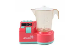 Toy Kitchen Appliances Playset&comma; Kids Kitchen Toy Mixer and Blender with Sound & Lights&comma; Play Toaster&comma; Cutting
