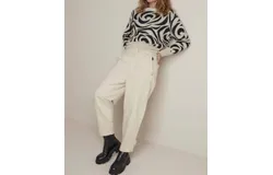 Summum Barrel Jean In Ivory