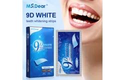 MS&period;Dear Whitening teeth stickers Whitening teeth stickers removing yellow teeth stickers Mouth cleaning and tooth whitening strips