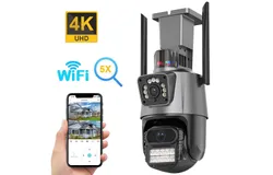 4K Dual Screen PTZ WiFi Camera 1080P  outdoor night vision