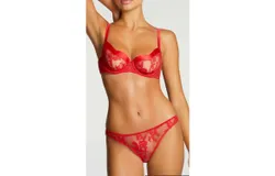 Coco De Mer Marella Balcony Bra In Red