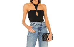 Ronny Kobo Mabel Top In Black