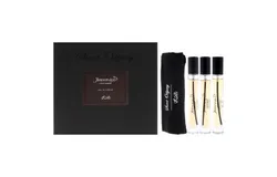 Rasasi Scent Odyssey - Junoon For Men 3 Pc Gift Set 0.25oz Satin EDP Spray, 0.25oz Velvet EDP Spray, 0.25oz Leather EDP Spray