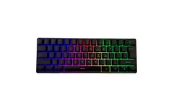 61 Keys Laptop Desktop Wired Gaming Compact Keyboard RGB Illuminated Keyboard