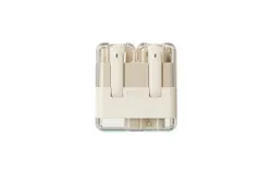 Monster Airmars XKT12 Transparent True Wireless Transparent Semi-In-Ear Bluetooth Headphones-cream
