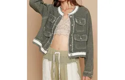 Pol Twill Jacket In Olive