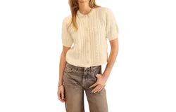 John &plus; Jenn Maxwell Sweater In Cream