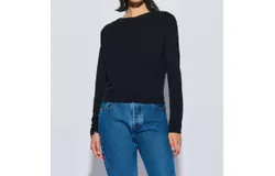 Nation Ltd Kit Shirred Top In Jet Black