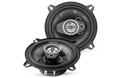 5Core Coaxial Car Door Speakers 5&rdquo; Pair 350W 4Ohm 2 Way Component Subwoofer Audio w Super Tweeter