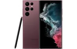 Samsung Galaxy S22 Ultra Smartphone&comma; Factory Unlocked Android Cell Phone&comma; 256GB&comma; 8K Camera & Video&comma; Brightest Display&comma; S Pen&comma; Long Battery Life&comma; Fast 4nm Processor&comma; US Version&comma; Burgundy &lpar;Renewed&rpar;