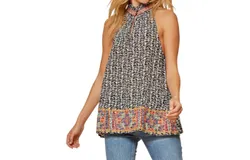 Andree By Unit Summer Lovin&apos; Tank In Black Multi